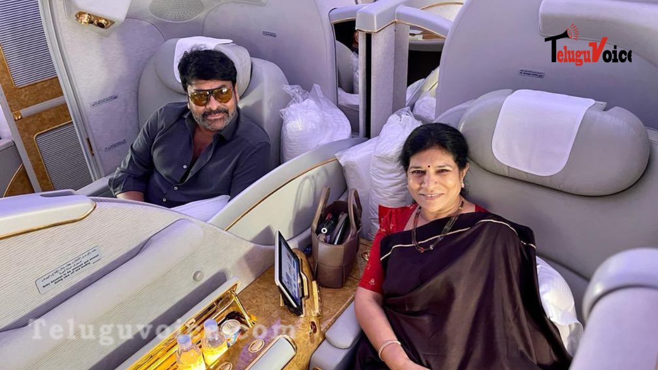 Chiranjeevi and Surekha are going to the US to rest and relax. teluguvoice