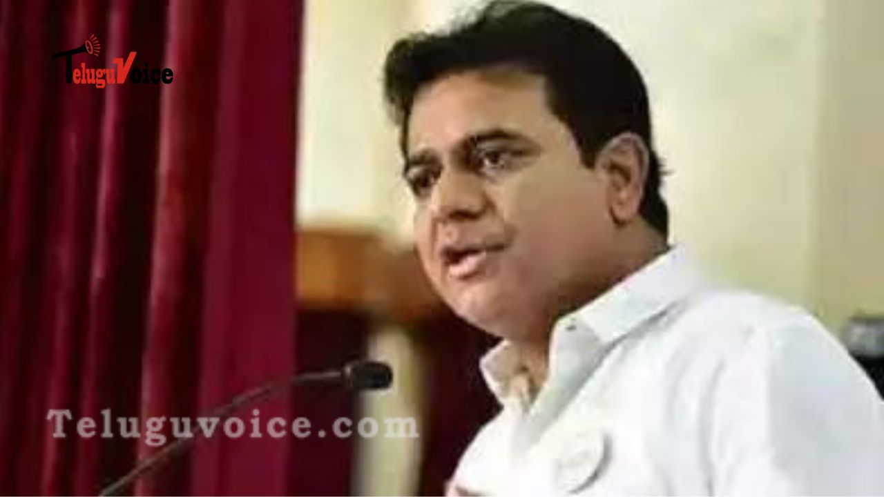 KT Rama Rao, BRS party working president and Minister, Urges PM Modi and Home Minister to Save Manipur. teluguvoice