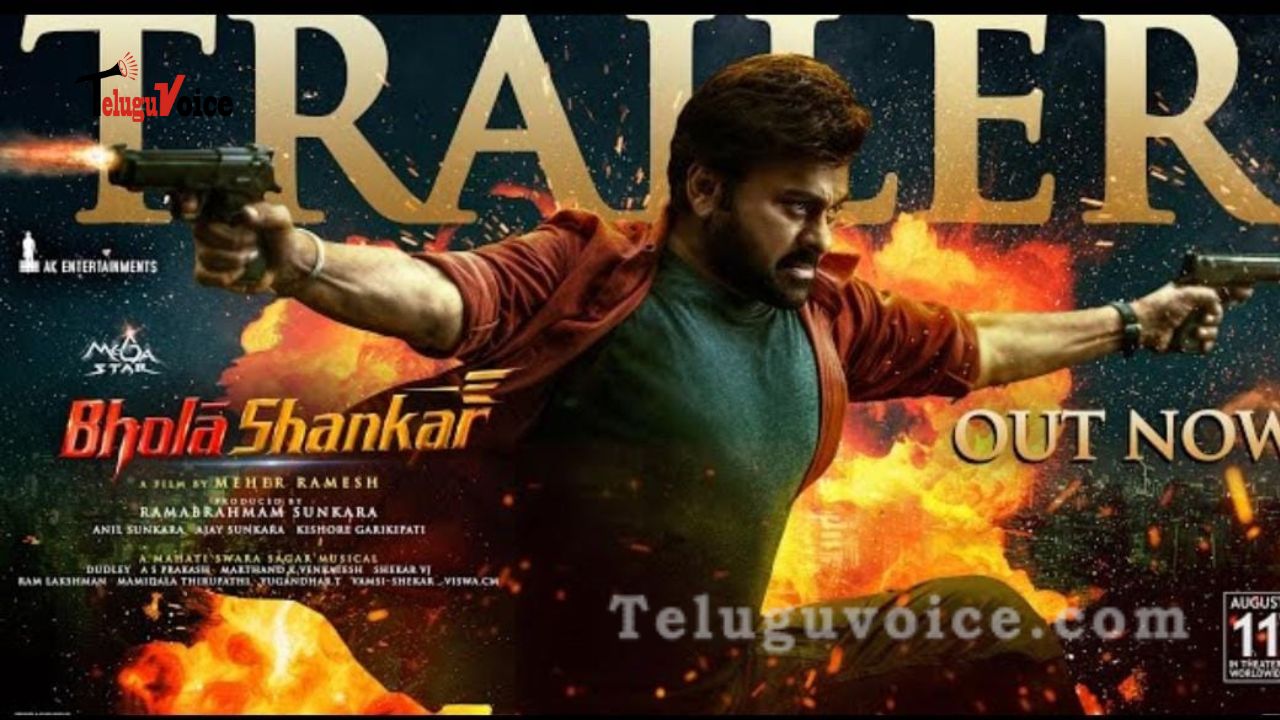 Chiru's elegance, grace, and swagger in Bholaa Shankar Trailer teluguvoice