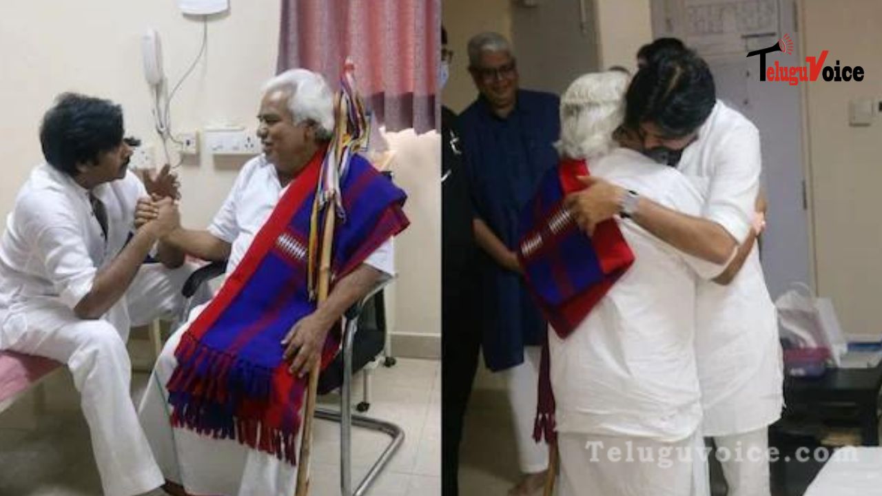 Gaddar receives a heartfelt and lavish farewell from Pawan Kalyan. teluguvoice