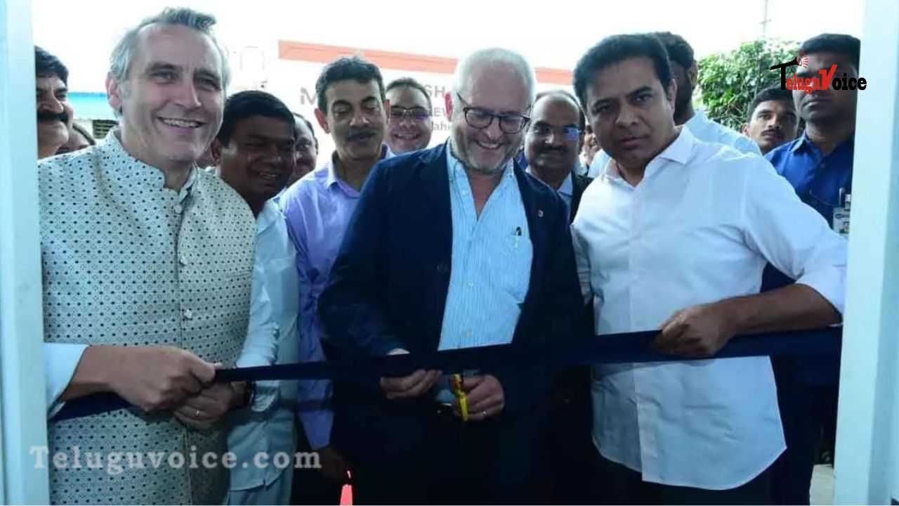 India's first large Cold Chain plant is opened by KTR in Hyderabad. teluguvoice