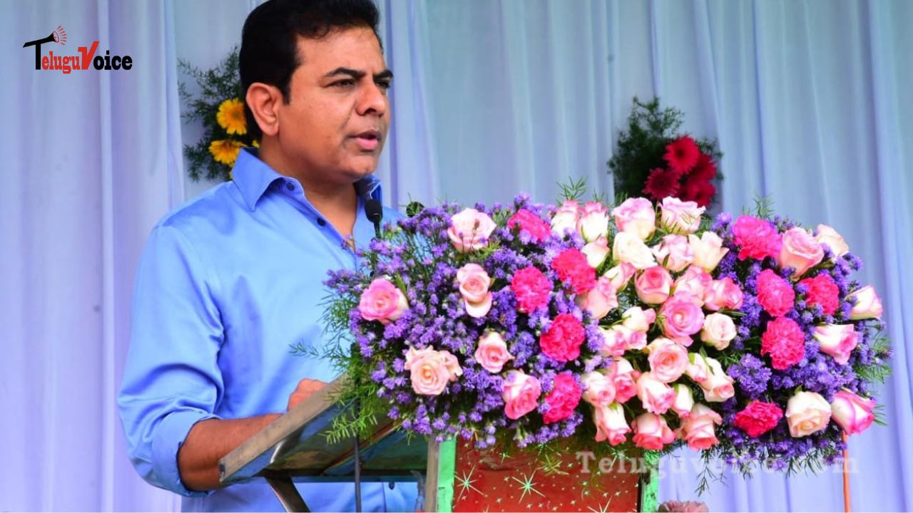 Telangana has become the nation's torchbearer, according to KTR teluguvoice