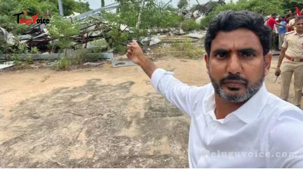 In 2024, Lokesh will rebuild Praja Vedika. teluguvoice