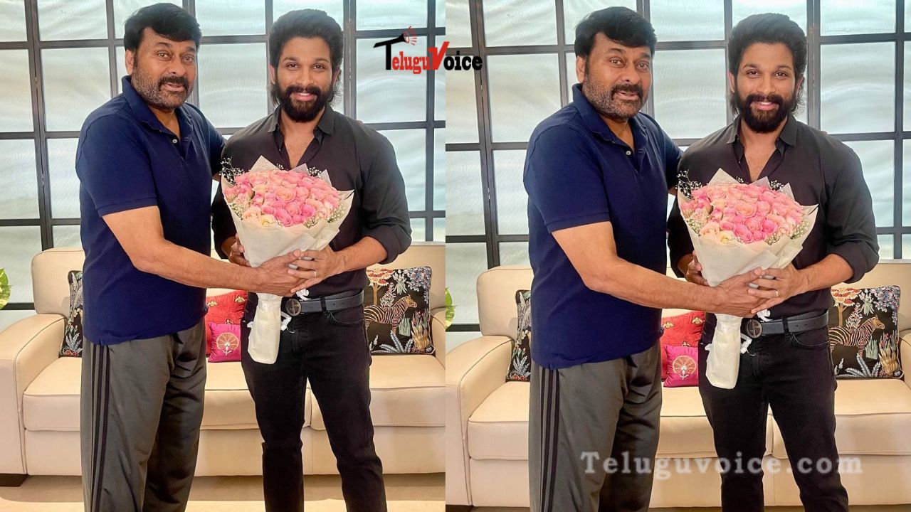 Chiru the Megastar congratulates Allu Arjun teluguvoice