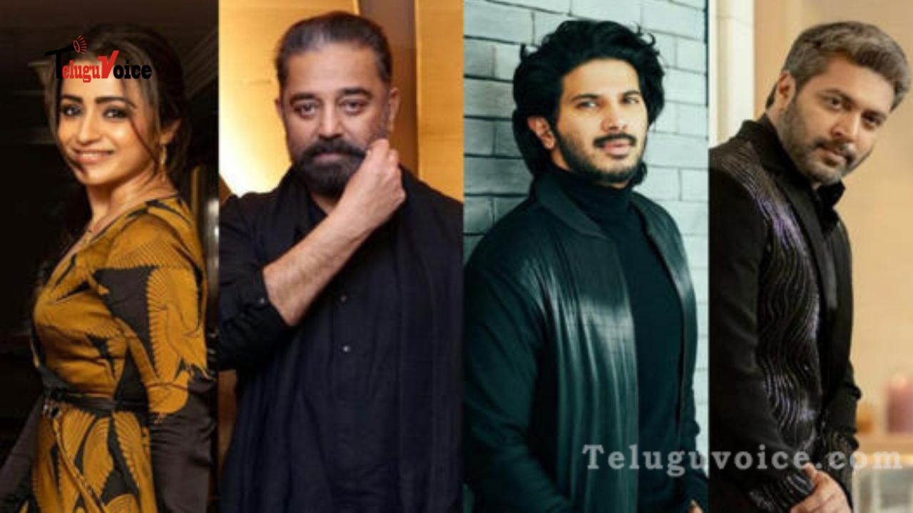 Dulquer Salmaan, Trisha, and Jayam Ravi to Join Cast of Kamal Haasan's KH 234 Film? teluguvoice