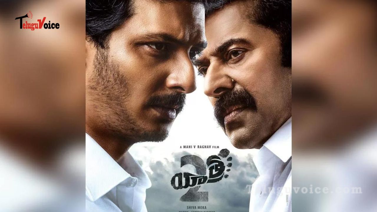 Jiiva as YS Jagan Reddy and Mammootty as YSR in the Yatra 2 first look poster teluguvoice