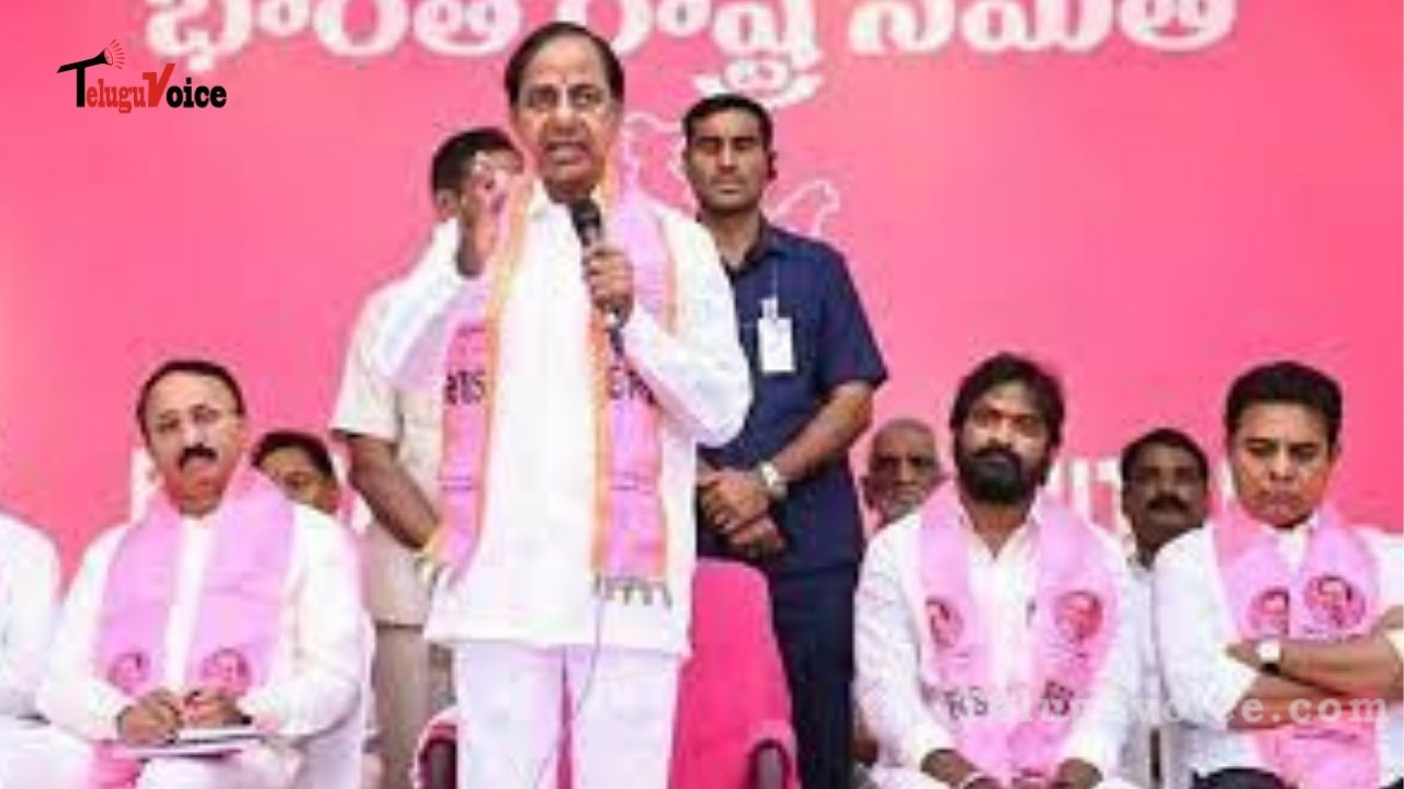 CM KCR launches the BRS election campaign for a third term and issues a manifesto teluguvoice