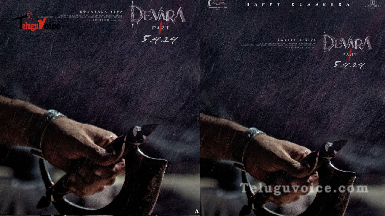 Devara Poster: The Most Formidable Hand teluguvoice