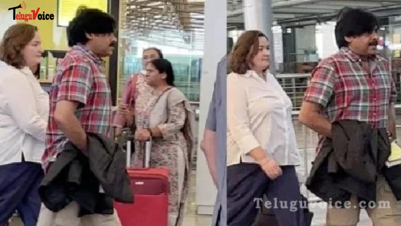 Pawan Kalyan flies to Italy with wife Anna teluguvoice