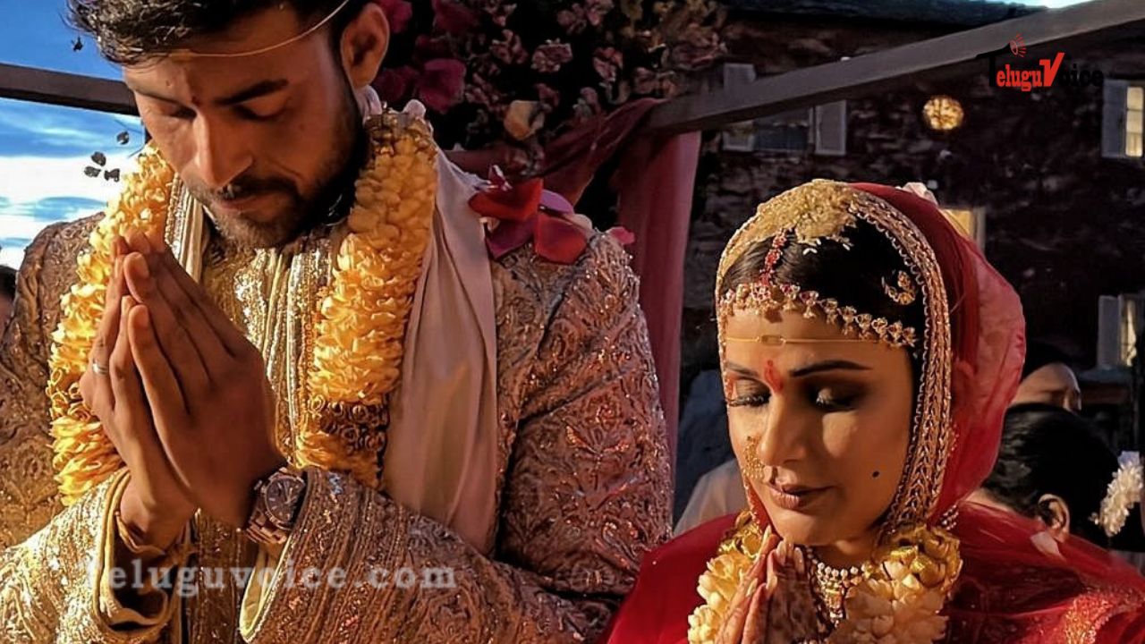 Varun Tej and Lavanya Tripathi have exchanged marriage vows. teluguvoice