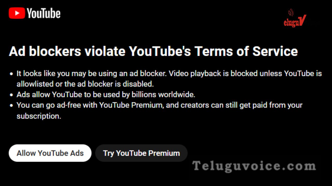 YouTube's anti-ad blocking campaign encourages record uninstalls teluguvoice