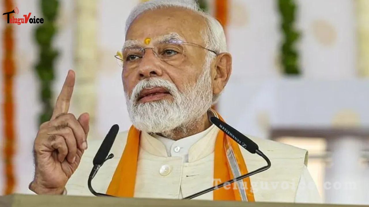 PM Modi addressed the decrease in declarations in Telangana teluguvoice