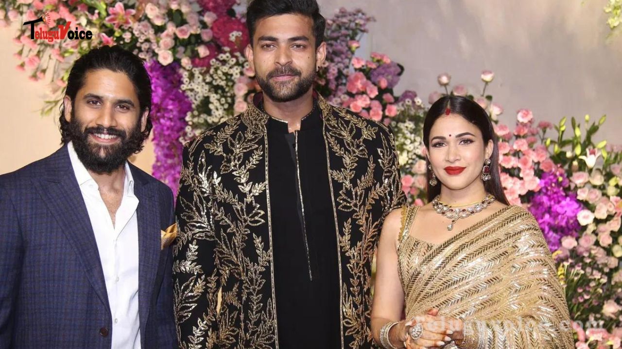 Naga Chaitanya and other celebrities arrive in style at Varun Tej and Lavanya Tripathi's reception. teluguvoice