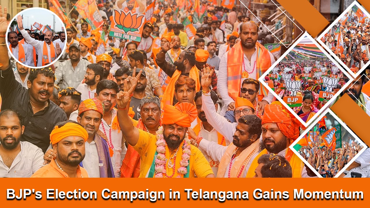 BJP's Election Campaign in Telangana Gains Momentum teluguvoice