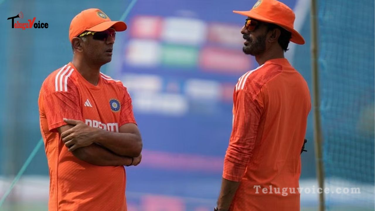 Rahul Dravid signs a new deal to stay as head coach of Team India. teluguvoice