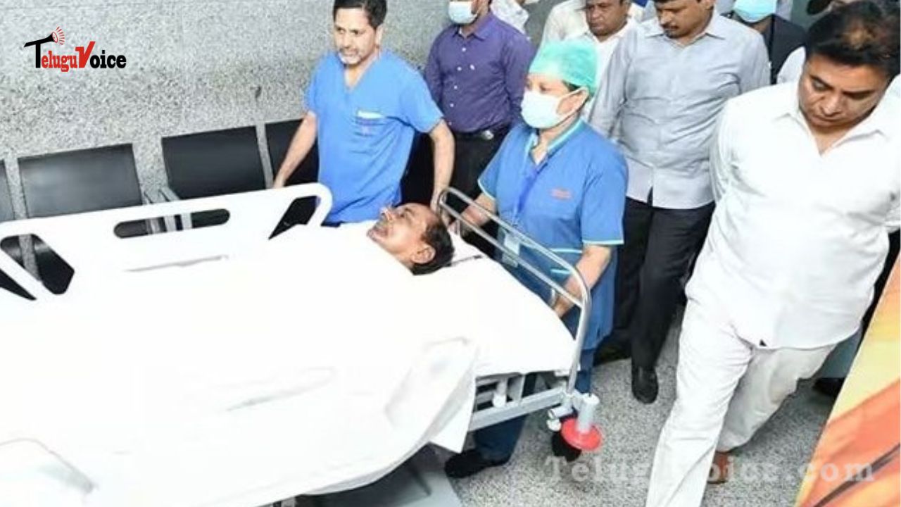 Former Telangana CM KCR Hospitalized After Fall, Hip Replacement Surgery Ahead teluguvoice