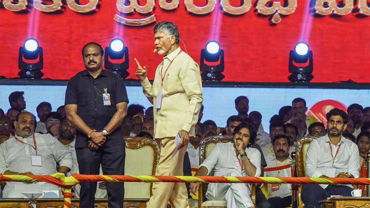 Wave of Change Sweeps Andhra Pradesh as Chandrababu Naidu Rallies for Reform teluguvoice