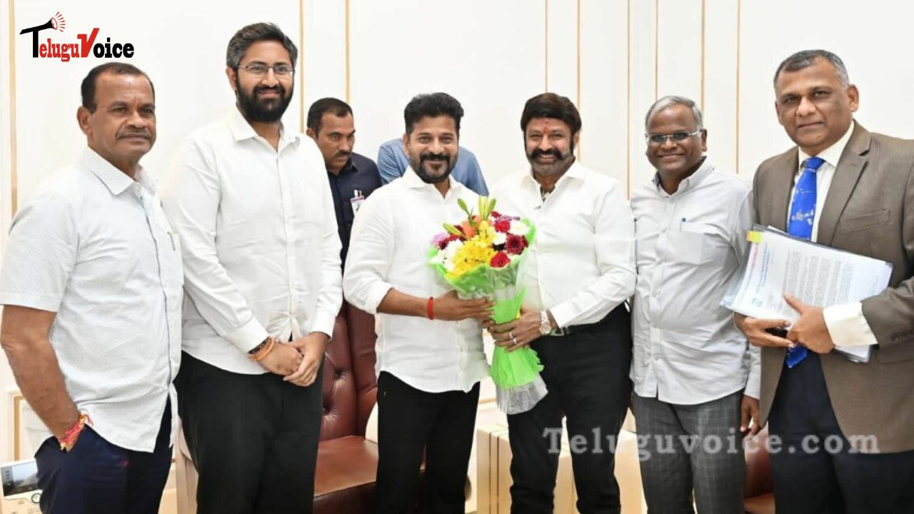 Balakrishna's Informal Meeting with Telangana CM Revanth Reddy teluguvoice