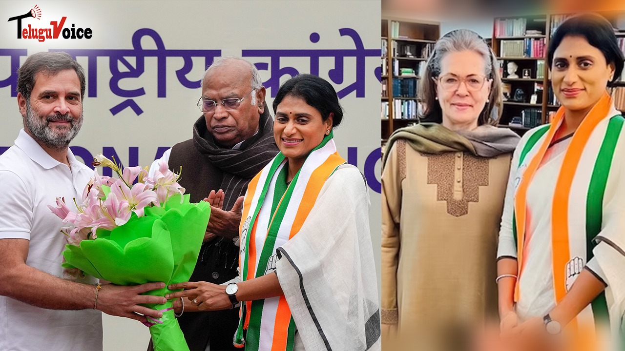 YS Sharmila Officially Joins Congress: A Strategic Move in Andhra Pradesh Politics teluguvoice