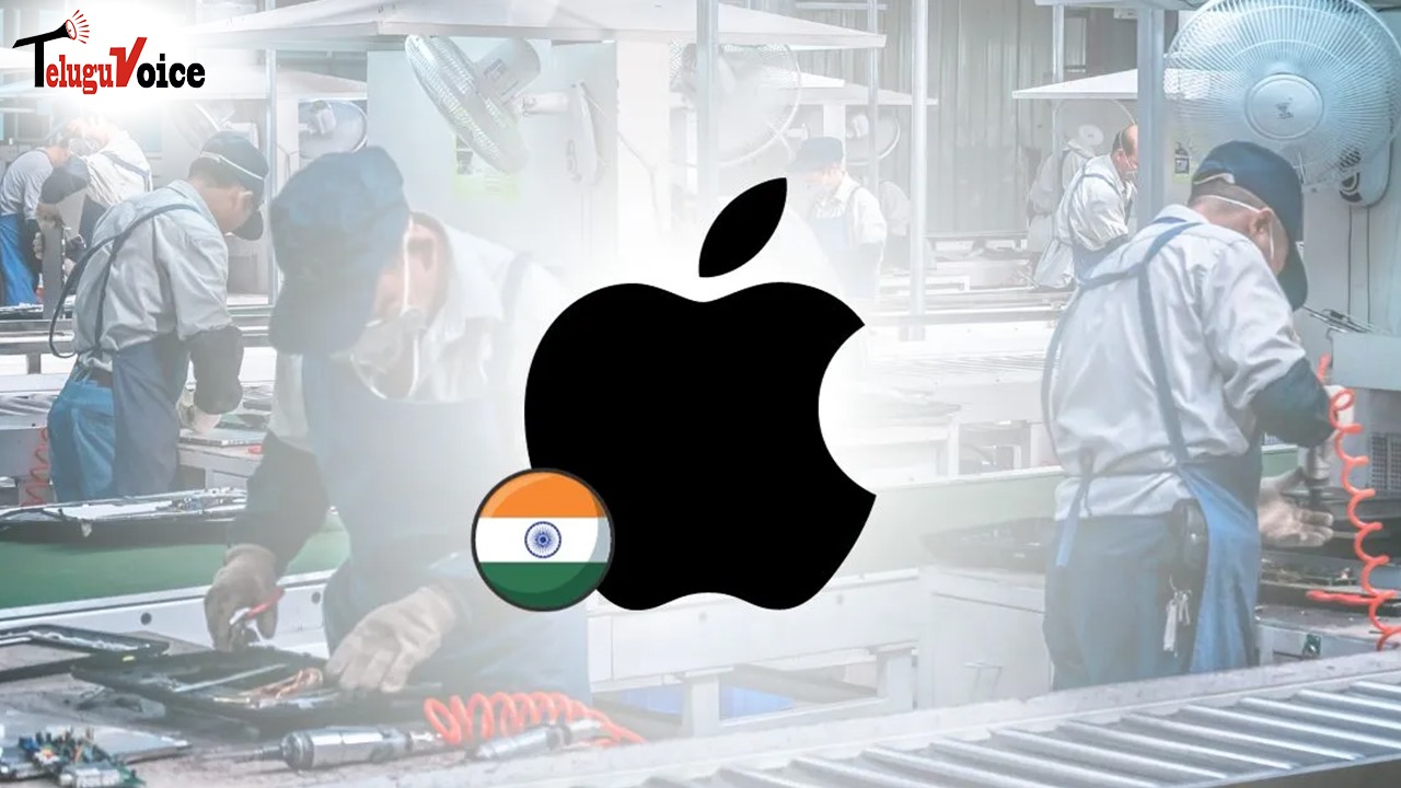  Apple's Indian iPhone Production Tops ₹1 Lakh Crore, Boosts Government's Supply Chain Goals teluguvoice