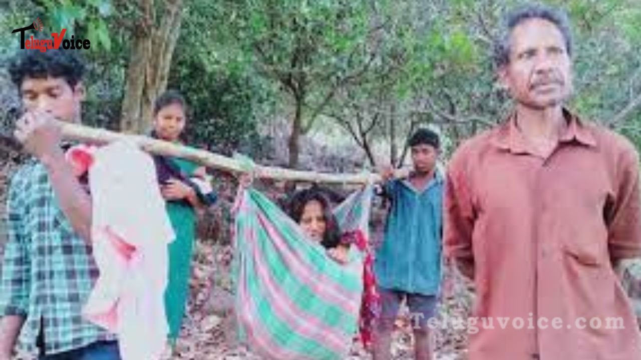 Tragic Ordeal of Tribal Couple Highlights Healthcare Struggles in Andhra Pradesh teluguvoice