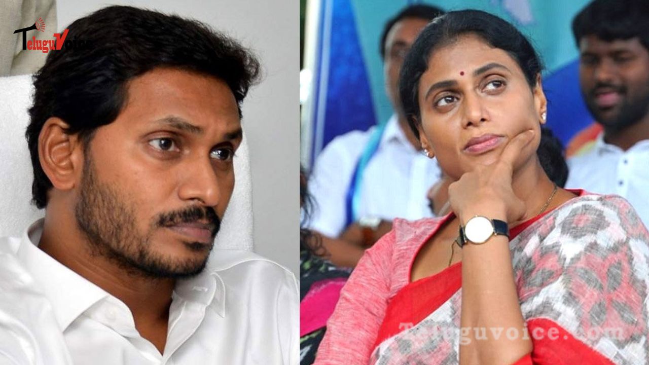 Verbal Sparring Erupts Between YS Jagan and Sharmila in Andhra Pradesh teluguvoice