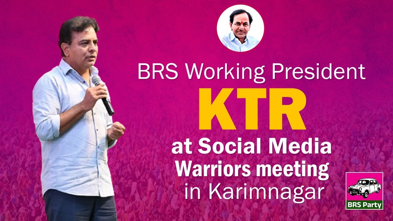 BRS Working President Addresses Social Media Warriors, Shares Insights on Election Outcomes, and Unveils Strategy for Upcoming Polls teluguvoice