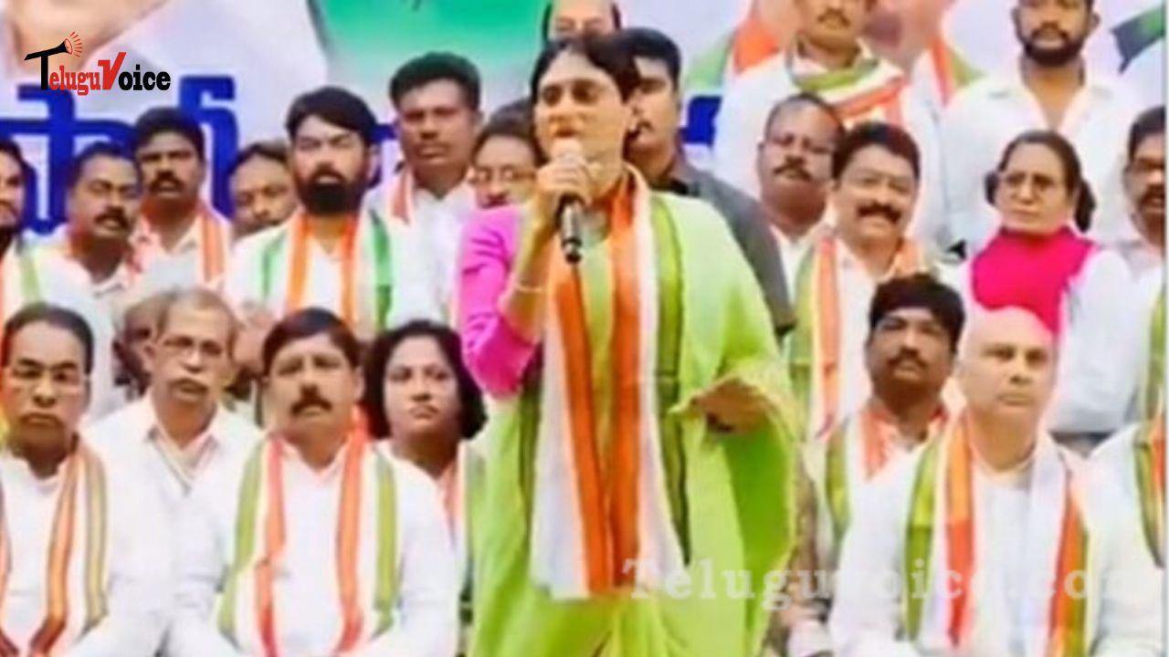 Sharmila blames Jagan for fights in YS family teluguvoice