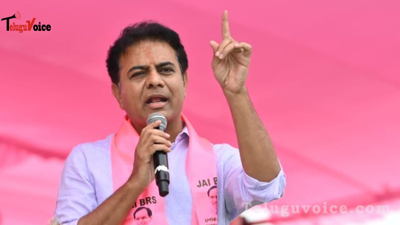 KTR Lambasts Congress Government and Expresses Confidence in BRS Victory teluguvoice