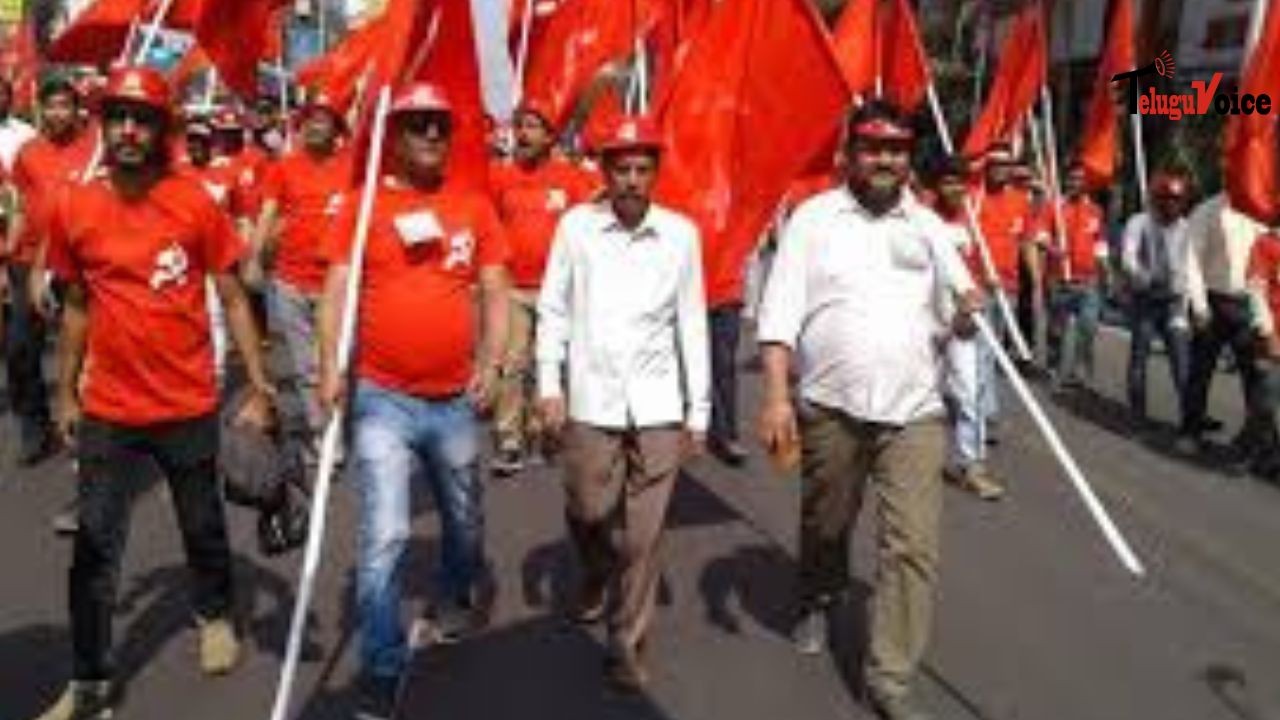 Left Parties Rally for Change, Call to Unseat BJP-Led Government teluguvoice