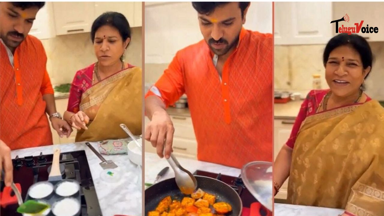 Ram Charan's Culinary Delight: A Heartwarming Tribute to Women teluguvoice