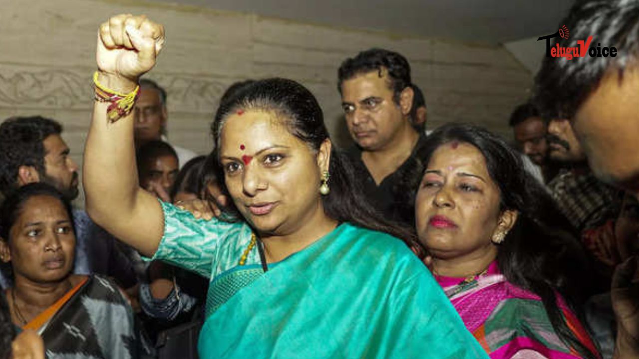 Kavitha's Custody Extended Amidst Protests: Allegations of Misuse of Central Agencies teluguvoice