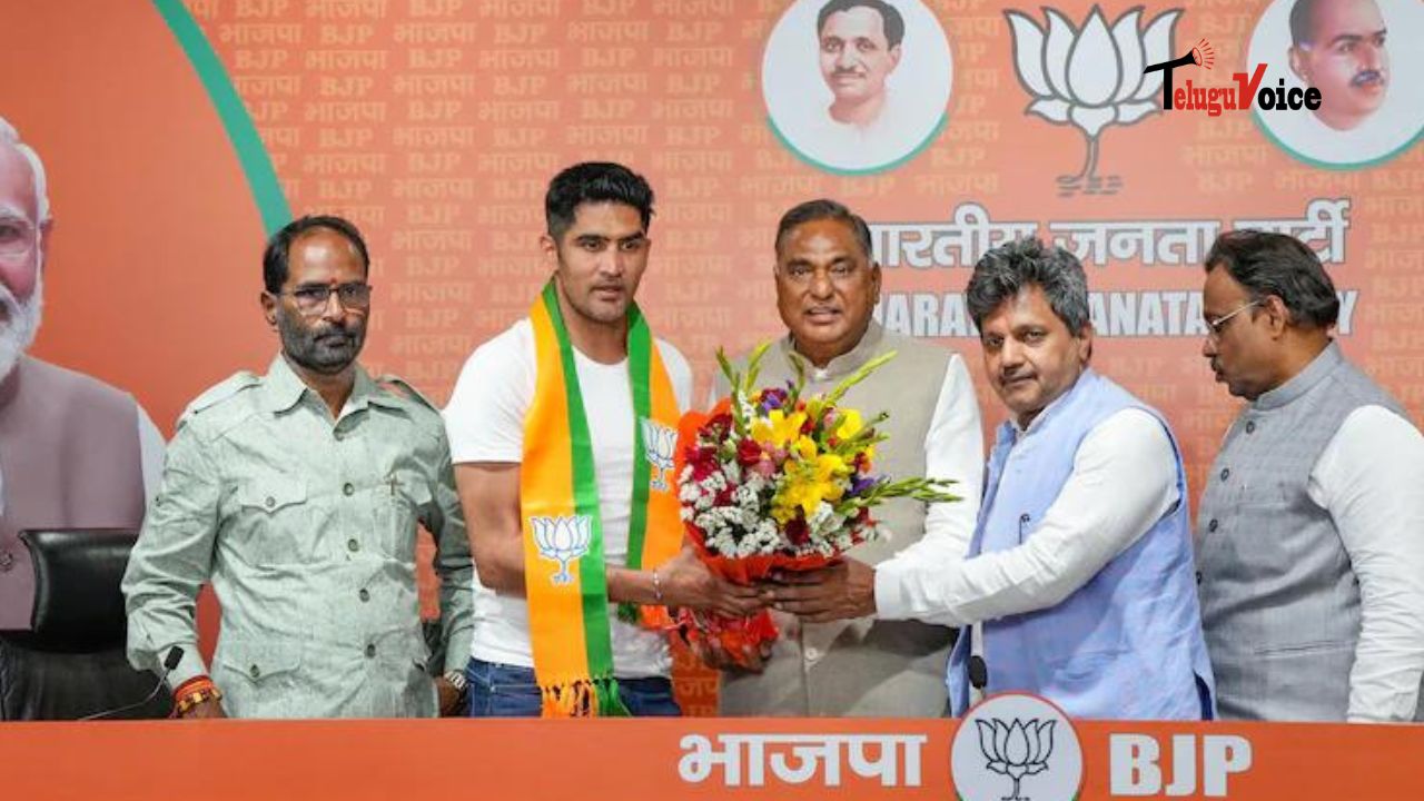 Boxer Vijender Singh Joins BJP; Lok Sabha Election 2024 Updates teluguvoice