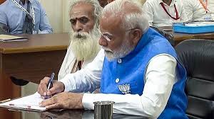 Prime Minister Modi Files Nomination from Varanasi, Aims for Historic Victory Margin teluguvoice