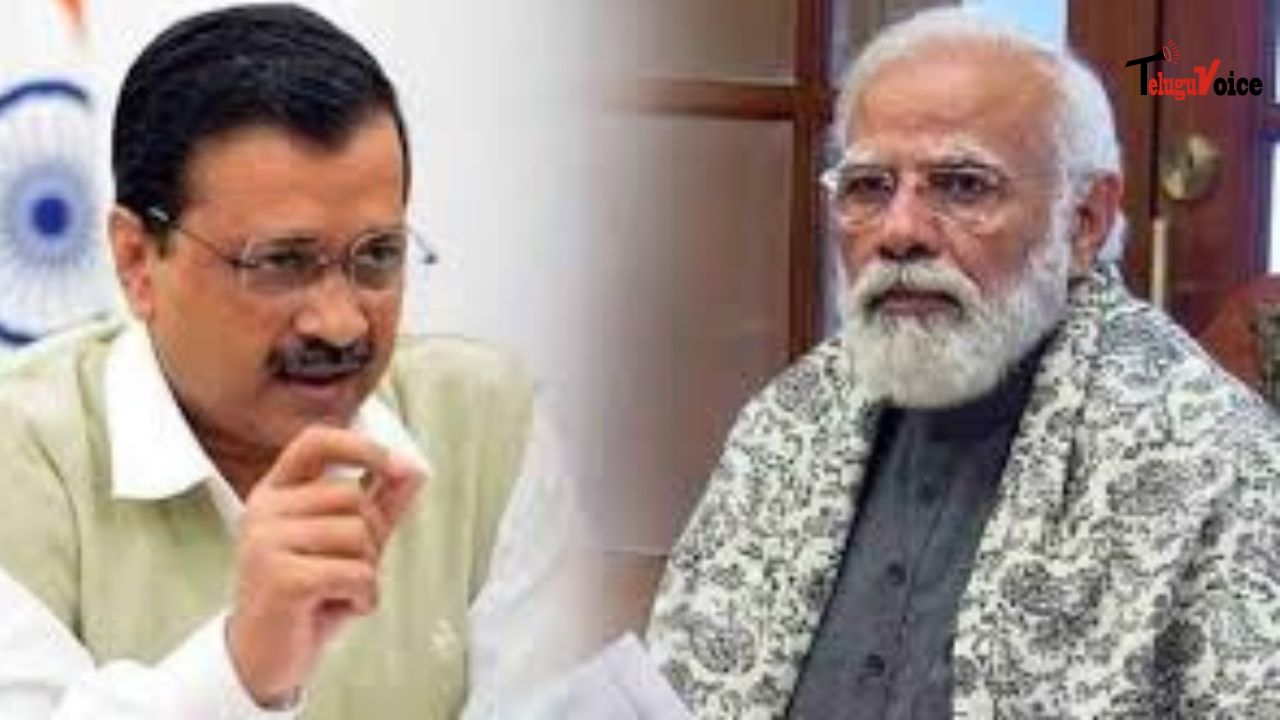 Kejriwal Accuses PM Modi of Targeting AAP, Leads Protest March to BJP HQ teluguvoice