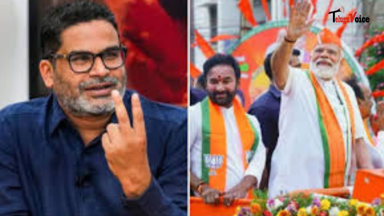 Prashant Kishor Predicts Advantage for BJP in 2024 Elections, Doubts Significant Seat Loss teluguvoice
