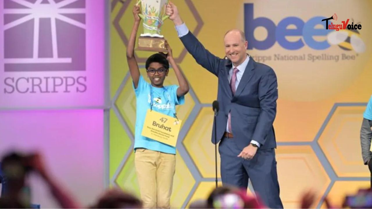  US: 12-Year-Old Indian-American Wins Scripps National Spelling Bee teluguvoice