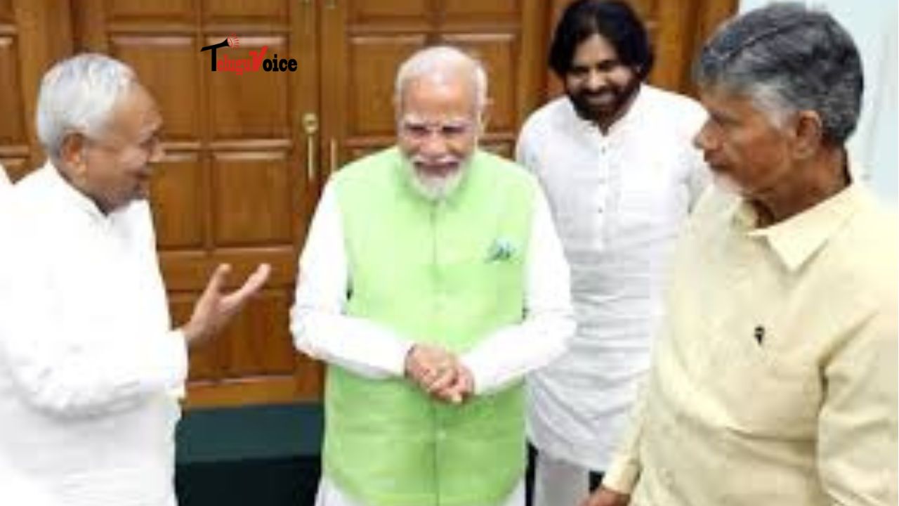 Allies Become Key as BJP Falls Short of Majority in Lok Sabha teluguvoice