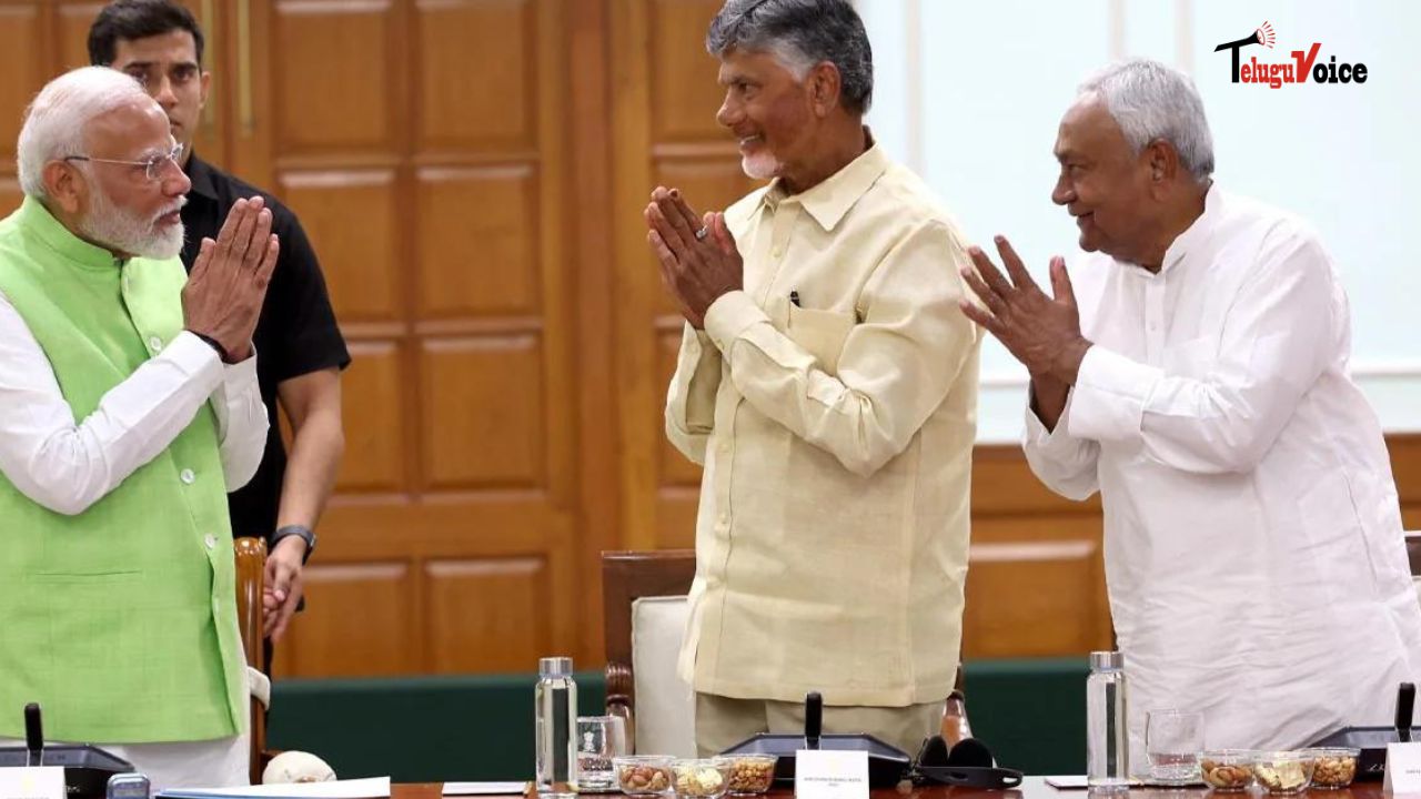  Modi Secures Third Term; NDA and INDIA Bloc Strategize Post-Election Moves teluguvoice