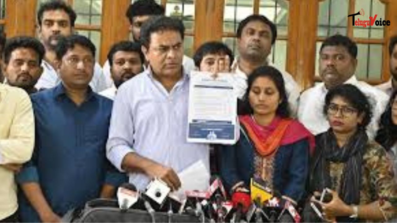 KT Rama Rao Criticizes Government for Failing to Fulfill Promises to Unemployed Youth teluguvoice