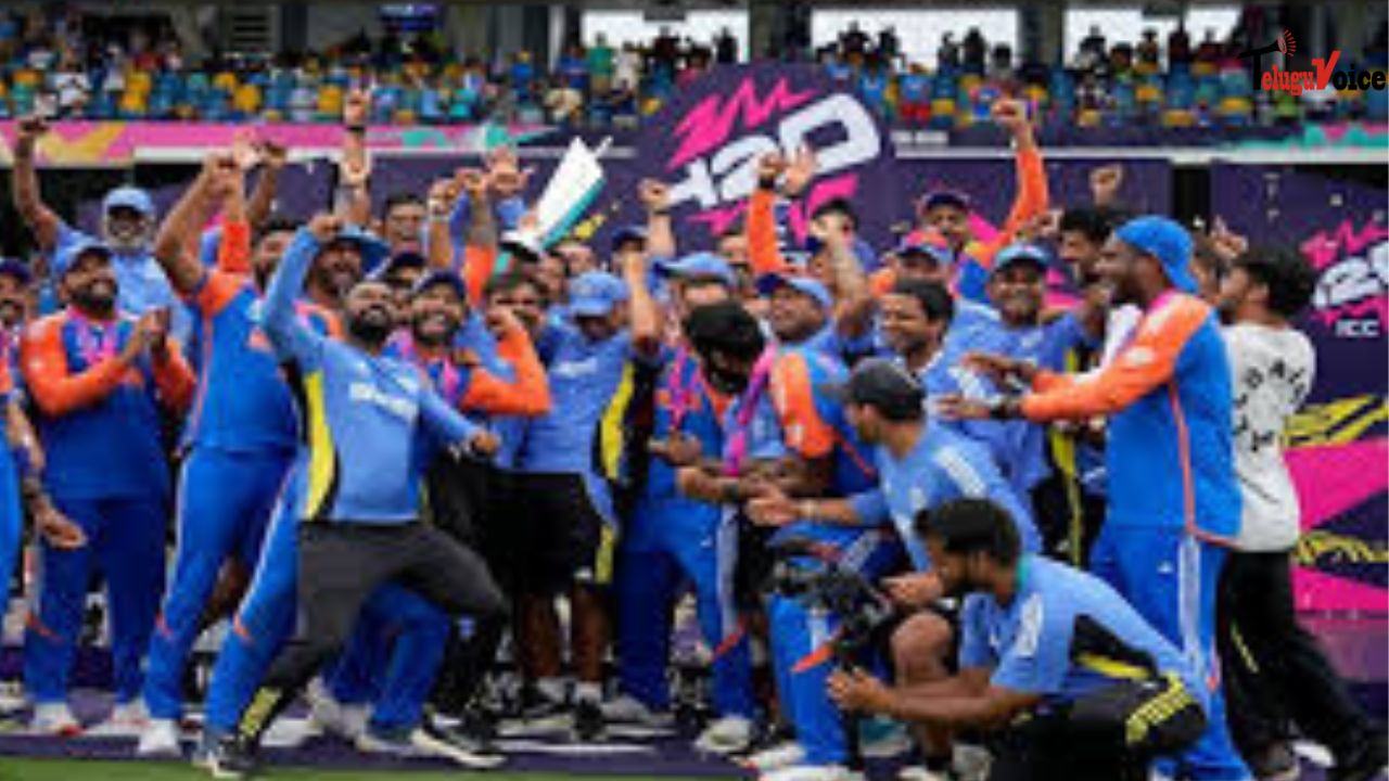 Team India Returns Home After T20 World Cup Victory teluguvoice