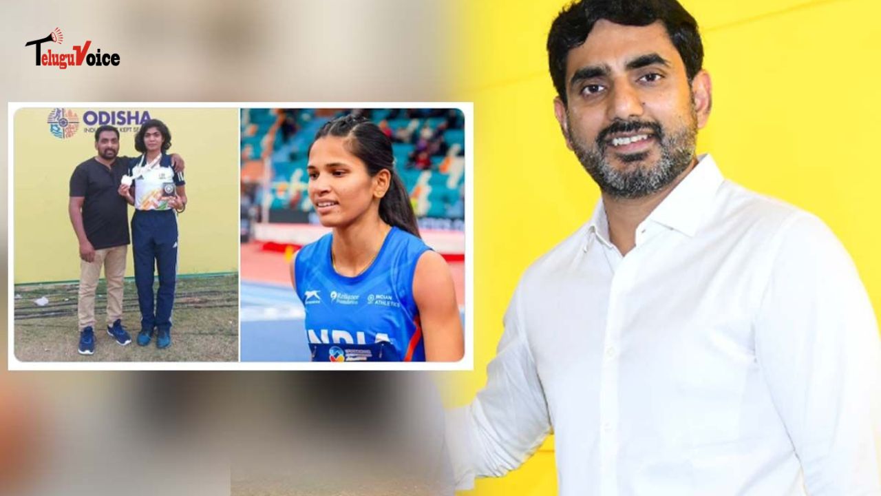 Minister Nara Lokesh Congratulates Andhra Pradesh Athletes Ahead of Paris Olympics 2024 teluguvoice