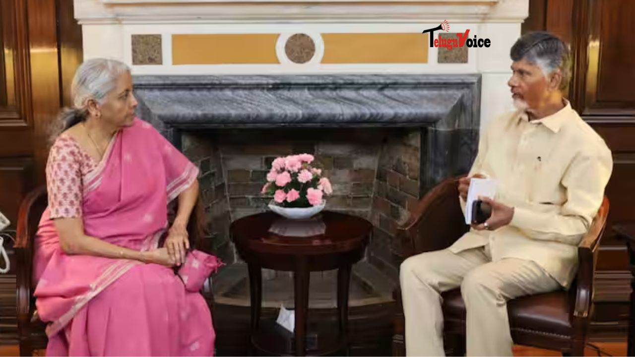  CM Naidu Seeks Enhanced Financial Support from Finance Minister Ahead of Union Budget teluguvoice