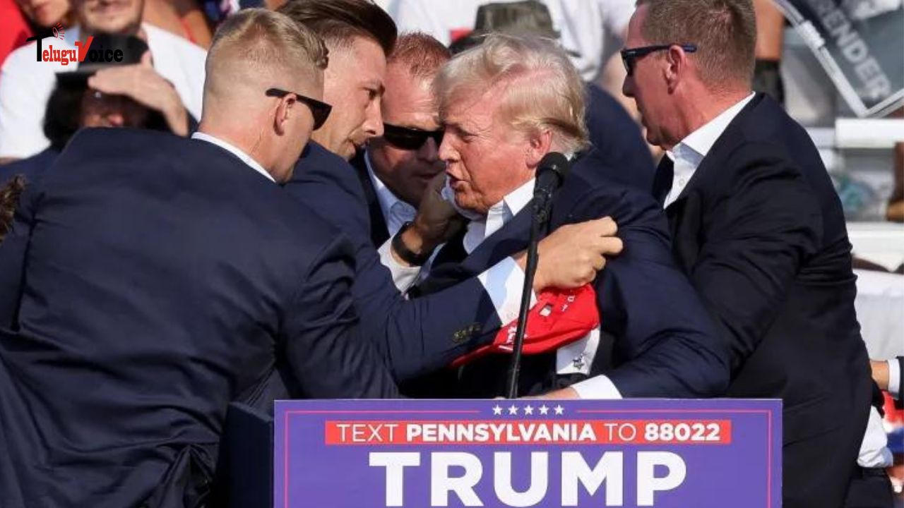 Donald Trump Safe After Pennsylvania Rally Incident teluguvoice