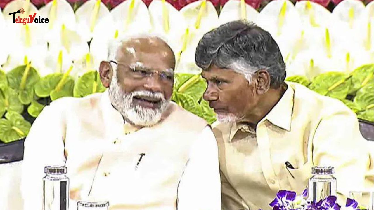 Modi Bowing to Naidu’s Demands on Bifurcation Promise; BRS Sees Red teluguvoice