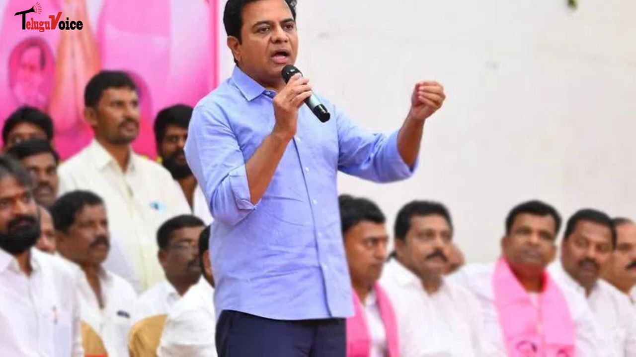 KTR Slams Congress Government for Suppressing Protests by Job Aspirants teluguvoice