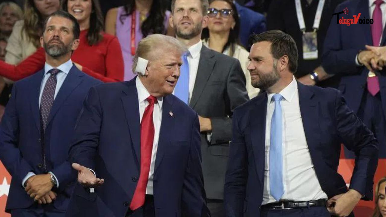 Donald Trump Gets a Hero’s Welcome at RNC, Picks JD Vance as Running Mate teluguvoice