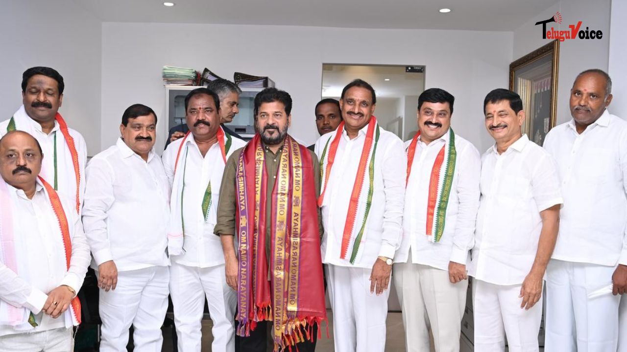 Ten BRS MLAs Defect to Congress, Shocking KCR teluguvoice