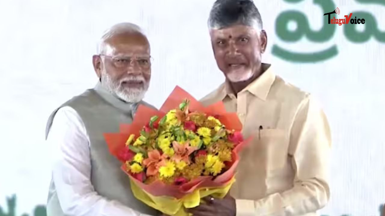 Naidu Thanks PM Modi for ₹15,000 Crore Allocation for Amaravati Development teluguvoice