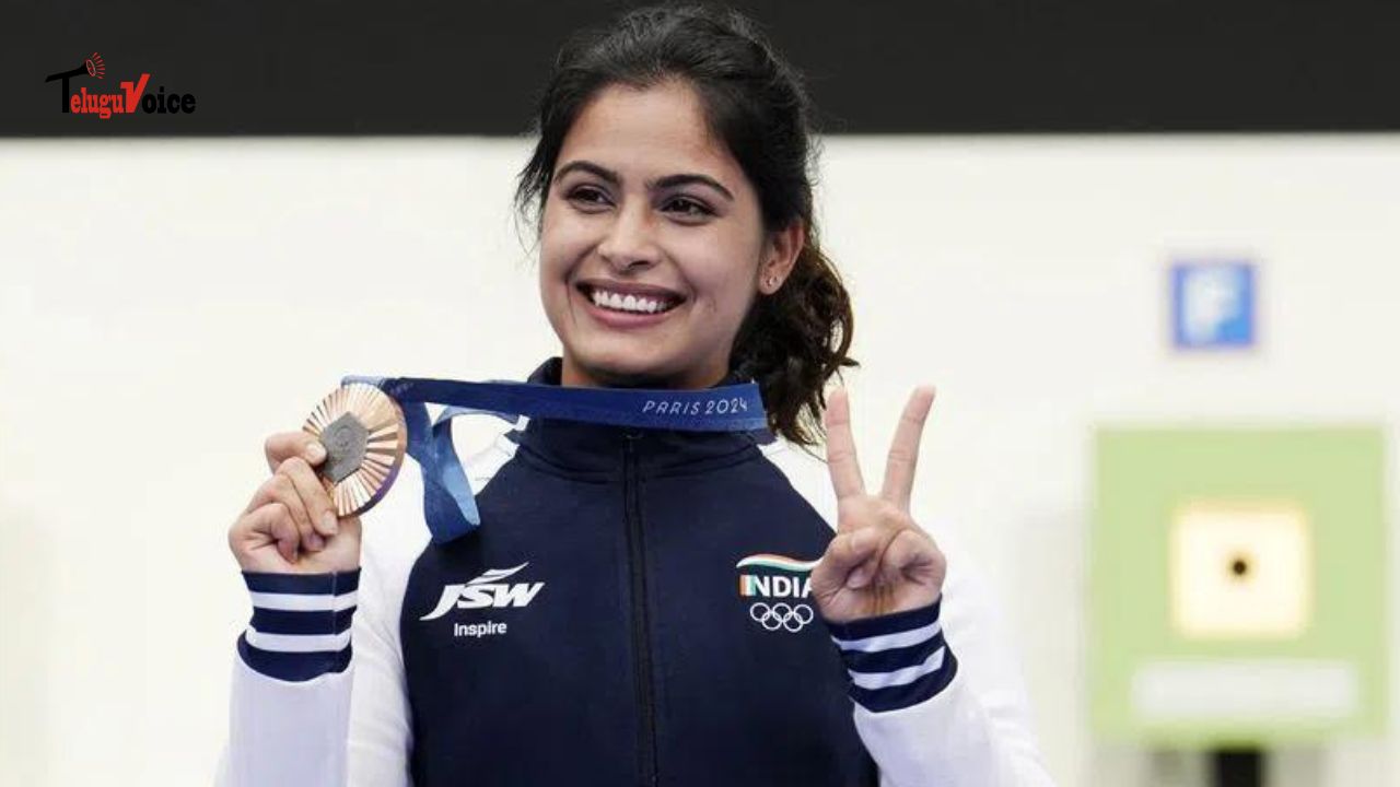 Paris Olympics: Shooter Manu Bhaker Wins India’s First Medal with Bronze in Air Pistol teluguvoice